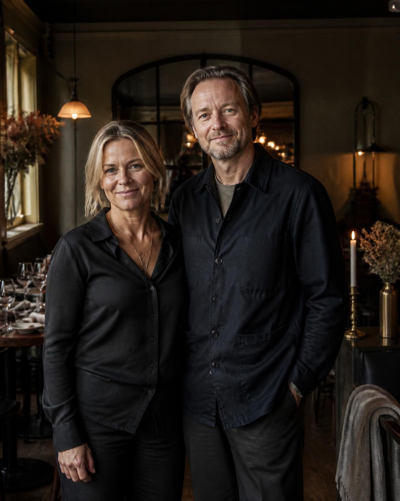 Ann och Niklas i hotellmiljö